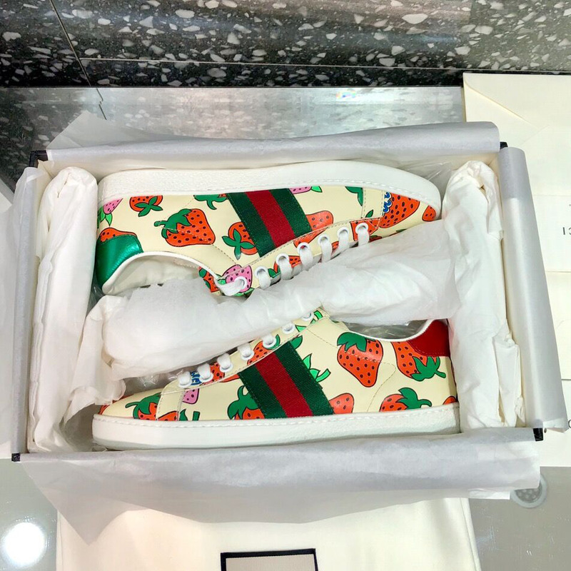 ace G*u*i strawberry sneaker