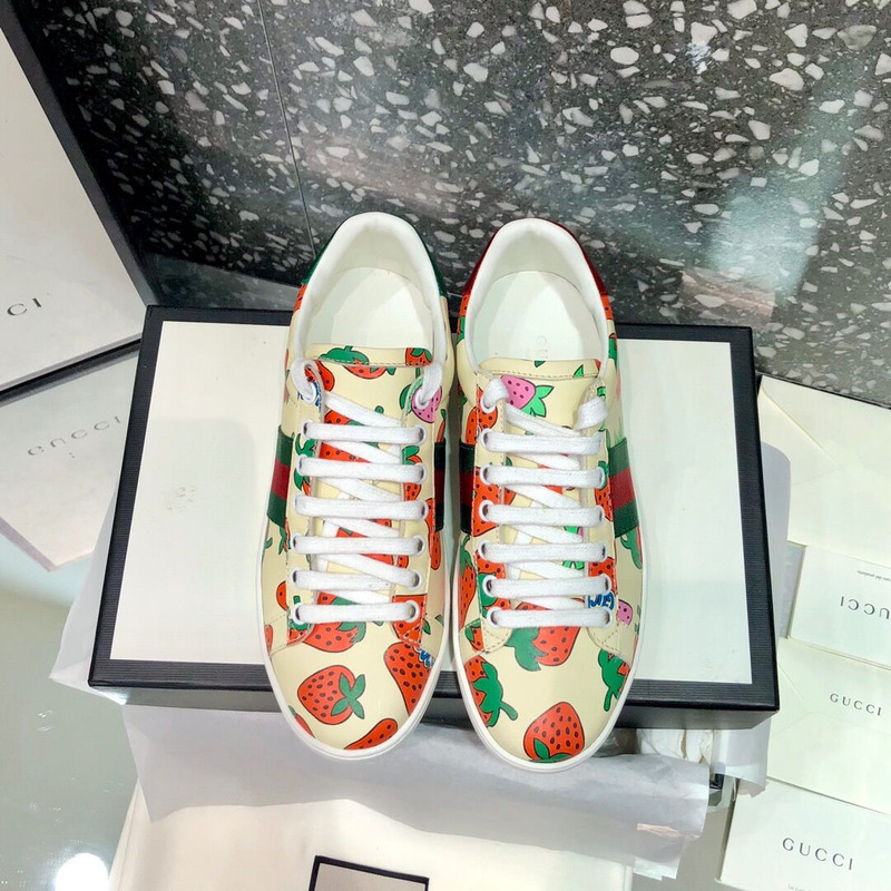 ace G*u*i strawberry sneaker