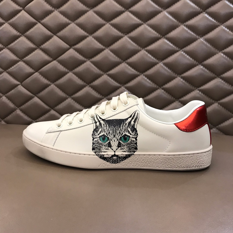 G*u*i ace sneaker with mystic cat