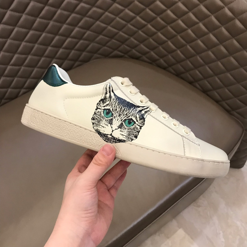 G*u*i ace sneaker with mystic cat