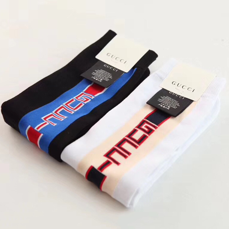 G*u*i cotton socks with stripe