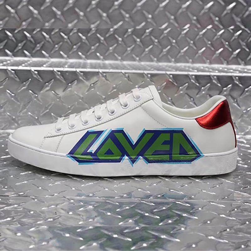 G*u*i ace embroidered sneaker(white)