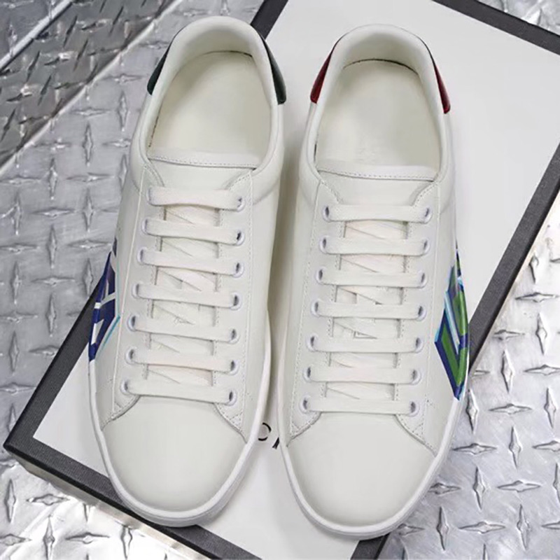 G*u*i ace embroidered sneaker(white)