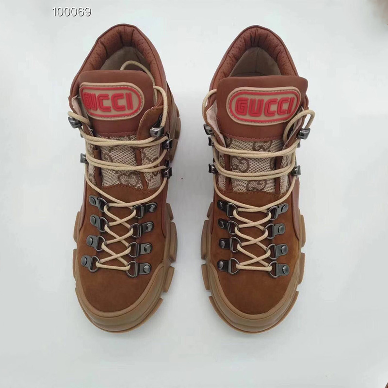 G*u*i flashtrek high-top sneaker(brown)