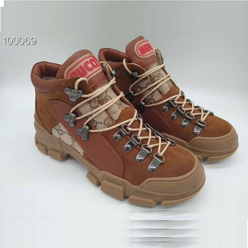 G*u*i flashtrek high-top sneaker(brown)