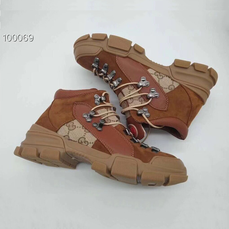 G*u*i flashtrek high-top sneaker(brown)