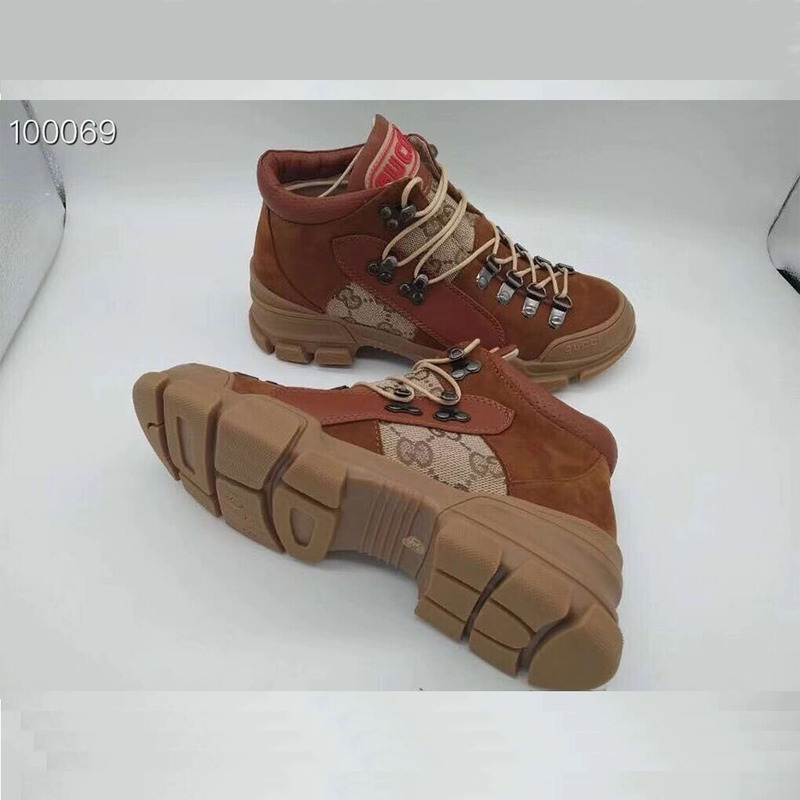 G*u*i flashtrek high-top sneaker(brown)