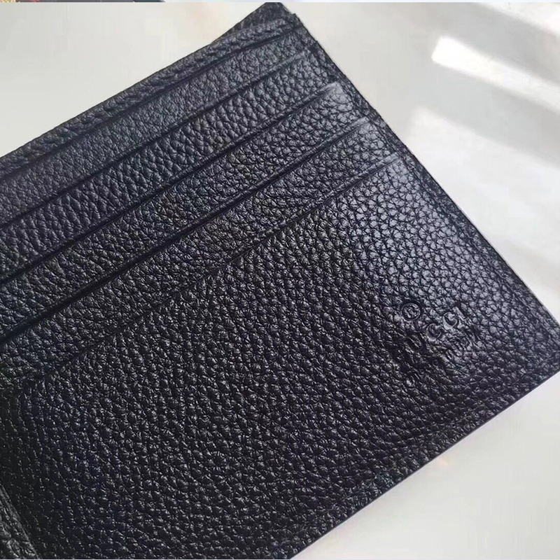 G*u*i print leather bi-fold wallet