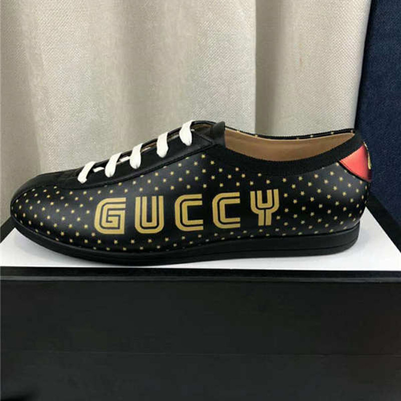 G*u*i star print falacer sneaker(black)