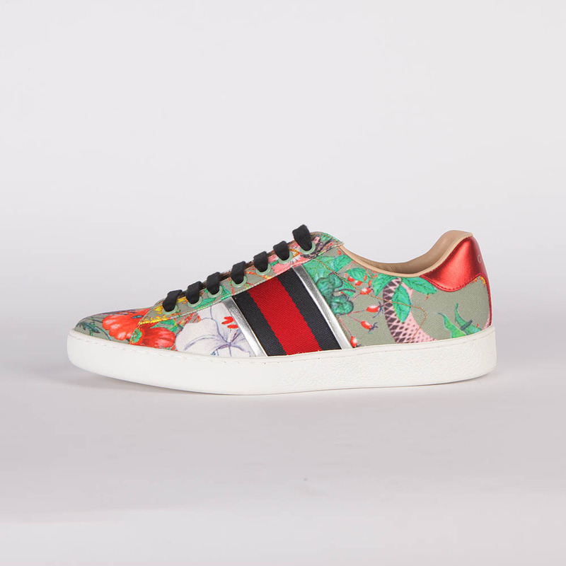 G*u*i flora snake sneakers