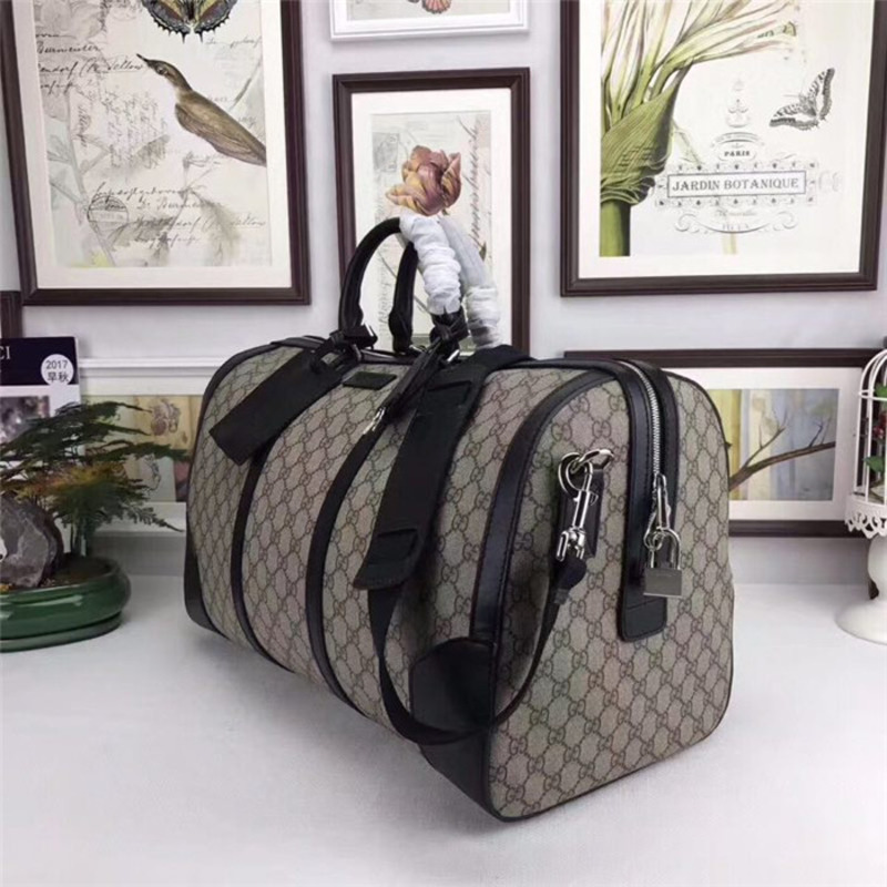 G*u*i gg monogram canvas duffle bag