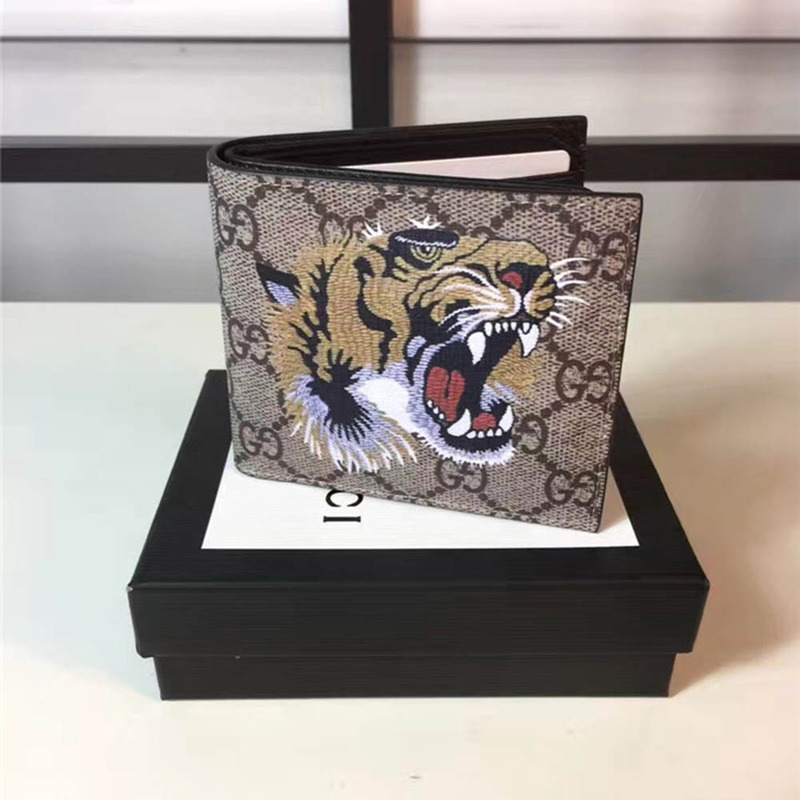 G*u*i tiger print gg wallet