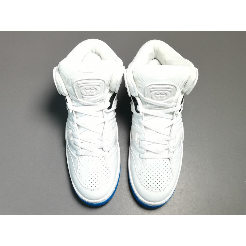 G*u*i high white blue basketball shoes sneakers men