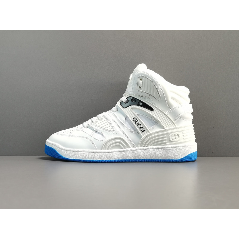 G*u*i high white blue basketball shoes sneakers men