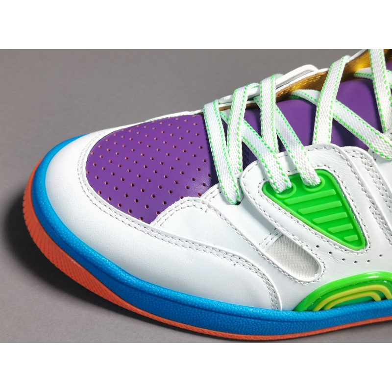 G*u*i high white green purple basketball shoes sneakers men