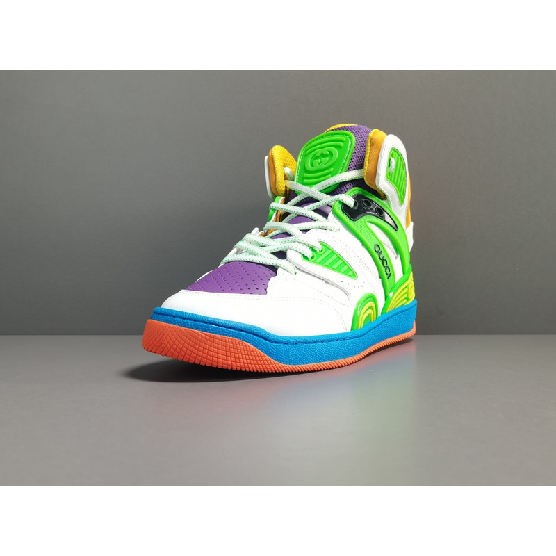 G*u*i high white green purple basketball shoes sneakers men