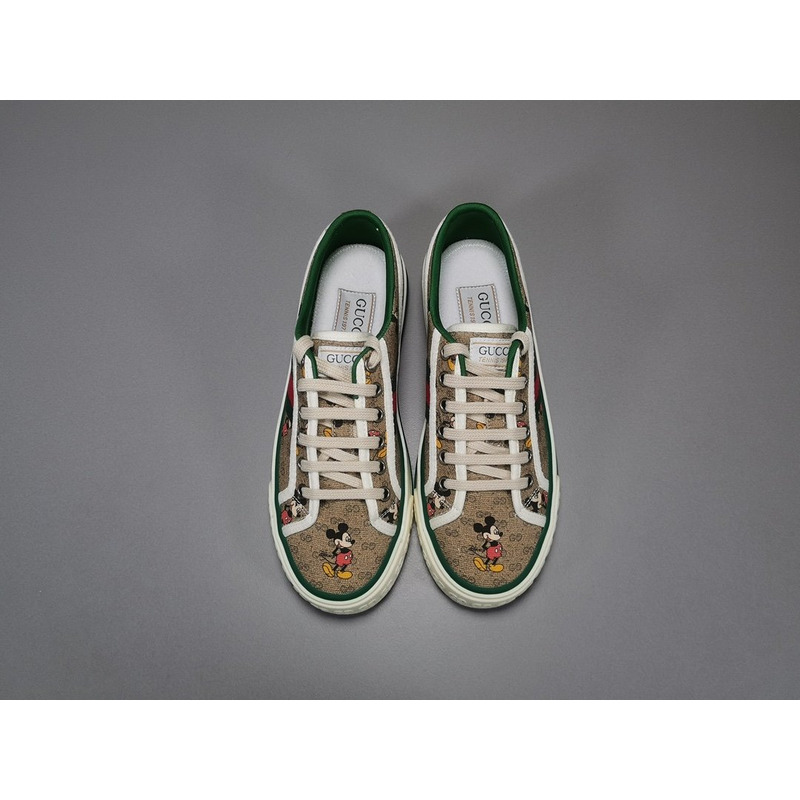 G*u*i low brown green presbyopia mickey 606110 sneakers woman