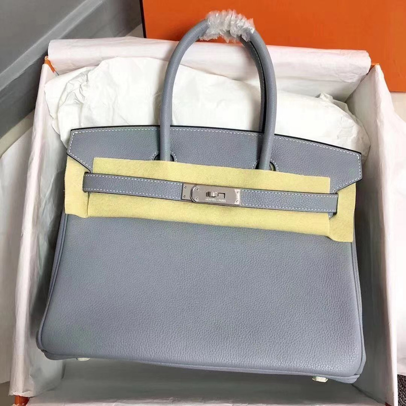 H**mes women bag in grey 30cm