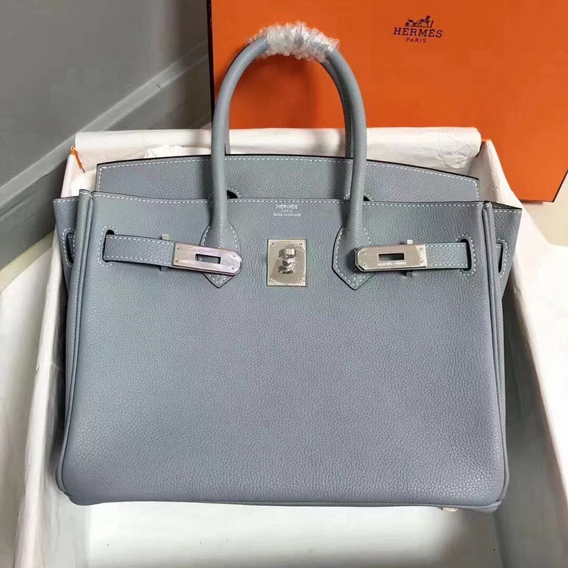 H**mes women bag in grey 30cm