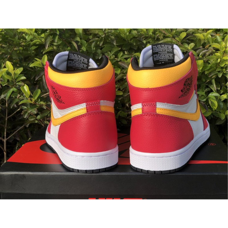 Air Jordan 1"Light Fusion Red"555088 603 Sneakers Men Women