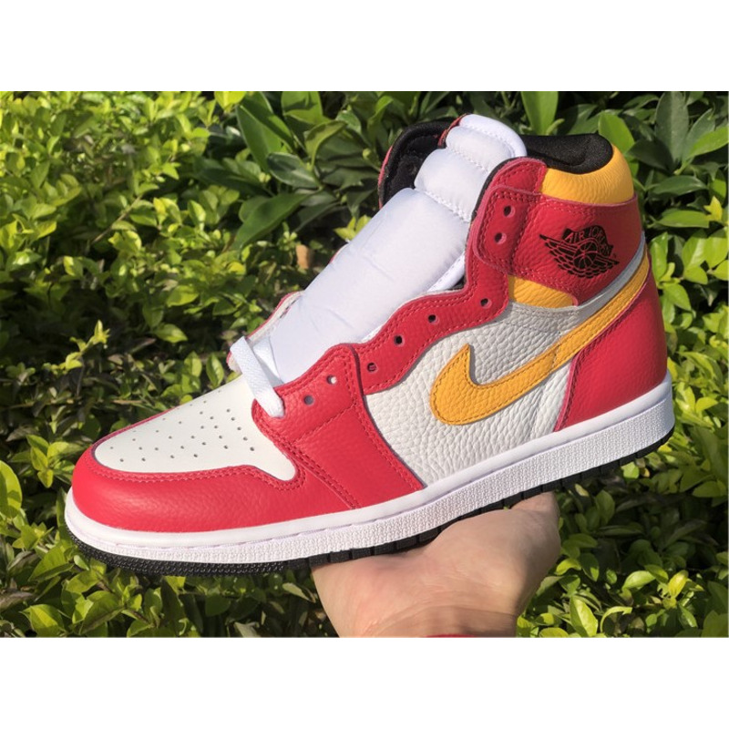 Air Jordan 1"Light Fusion Red"555088 603 Sneakers Men Women