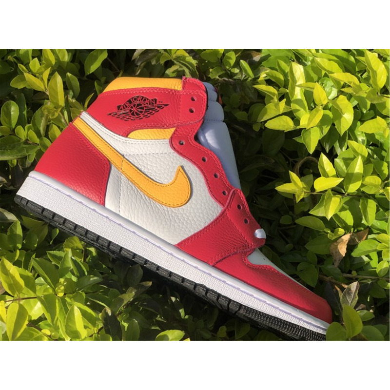 Air Jordan 1"Light Fusion Red"555088 603 Sneakers Men Women