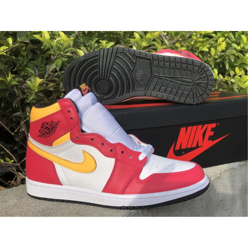 Air Jordan 1"Light Fusion Red"555088 603 Sneakers Men Women