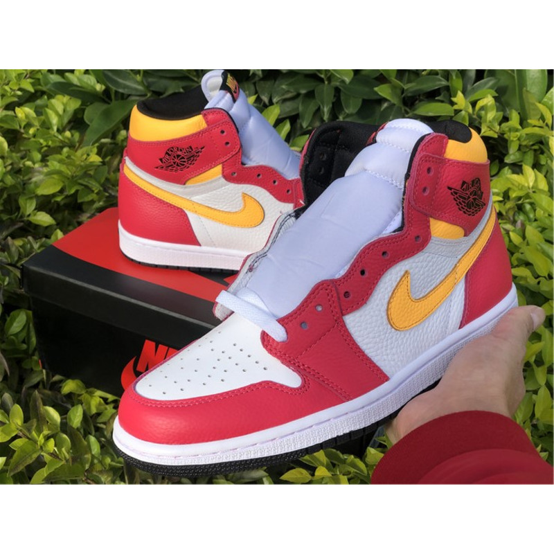 Air Jordan 1"Light Fusion Red"555088 603 Sneakers Men Women