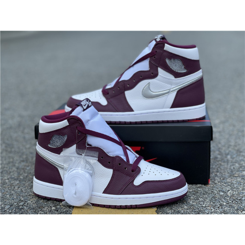 Air Jordan 1 High OG" Bordeaux"555088 611 Sneakers Men Women