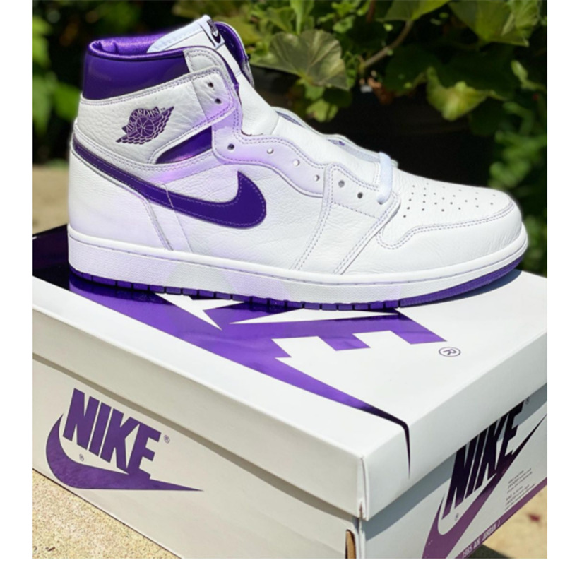 Air Jordan 1 High OG WMNS"Court Purple"CD0461 151 Sneakers Men Women