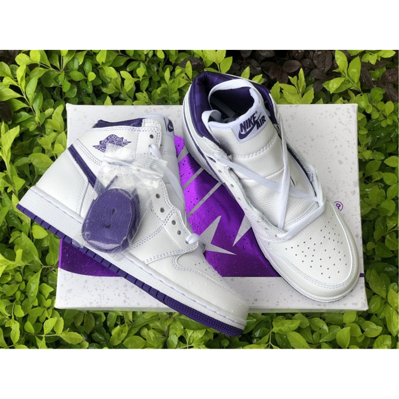 Air Jordan 1 High OG WMNS"Court Purple"CD0461 151 Sneakers Men Women