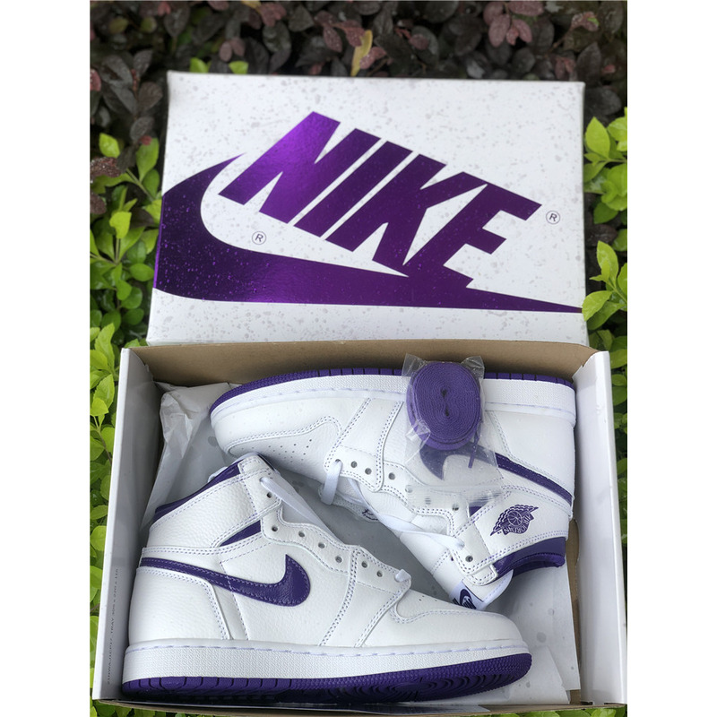 Air Jordan 1 High OG WMNS"Court Purple"CD0461 151 Sneakers Men Women