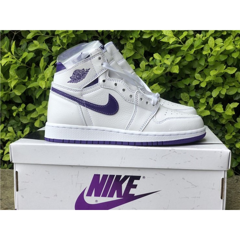 Air Jordan 1 High OG WMNS"Court Purple"CD0461 151 Sneakers Men Women