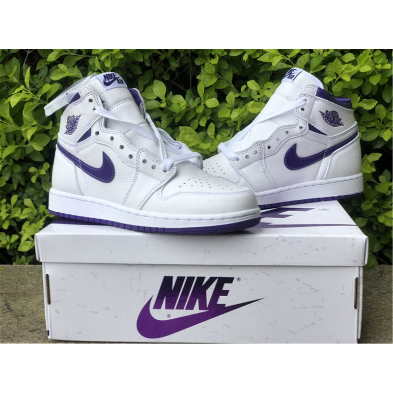 Air Jordan 1 High OG WMNS"Court Purple"CD0461 151 Sneakers Men Women