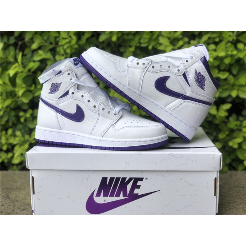 Air Jordan 1 High OG WMNS"Court Purple"CD0461 151 Sneakers Men Women