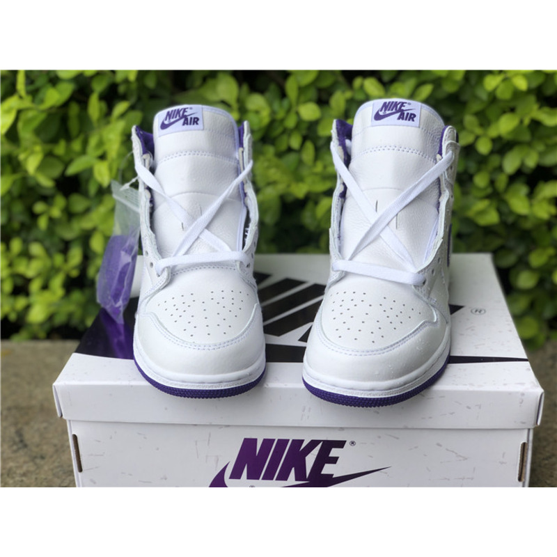 Air Jordan 1 High OG WMNS"Court Purple"CD0461 151 Sneakers Men Women