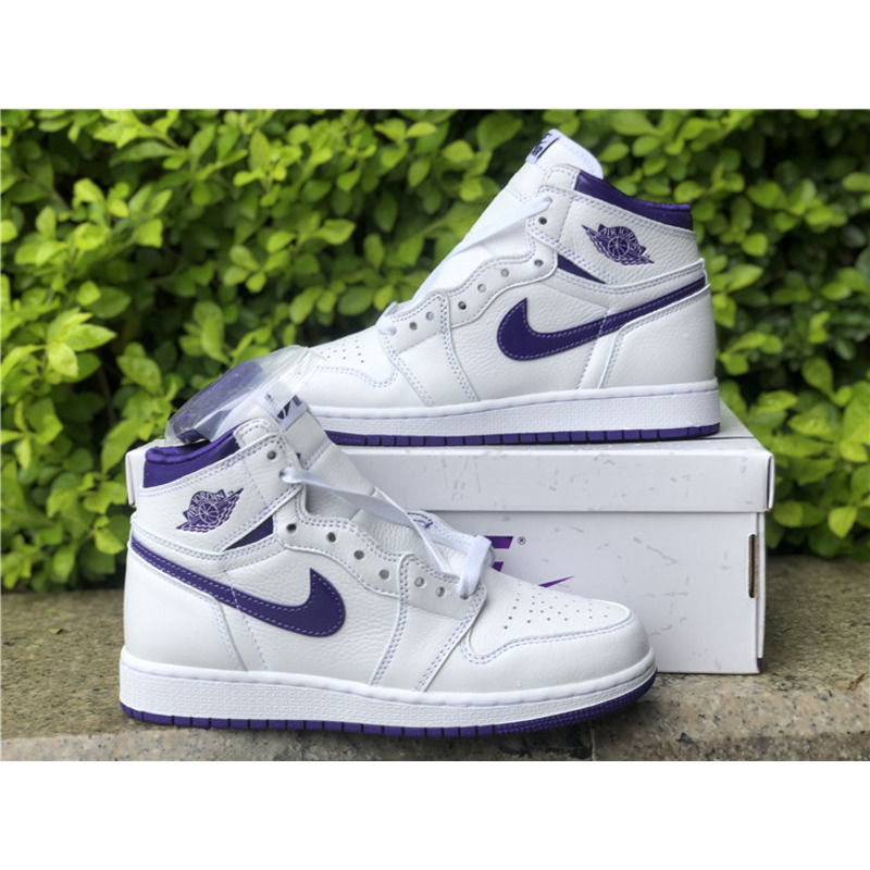 Air Jordan 1 High OG WMNS"Court Purple"CD0461 151 Sneakers Men Women