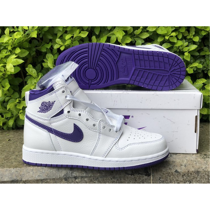 Air Jordan 1 High OG WMNS"Court Purple"CD0461 151 Sneakers Men Women