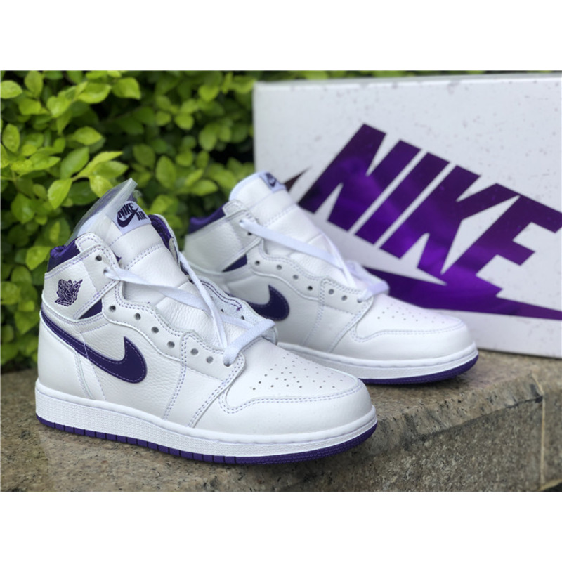 Air Jordan 1 High OG WMNS"Court Purple"CD0461 151 Sneakers Men Women