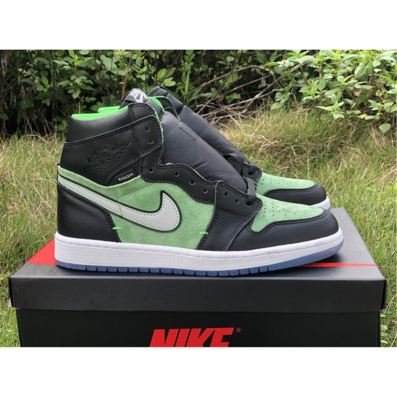 Air Jordan 1 High Zoom"Rage Green"CK6637 002 Sneakers Men