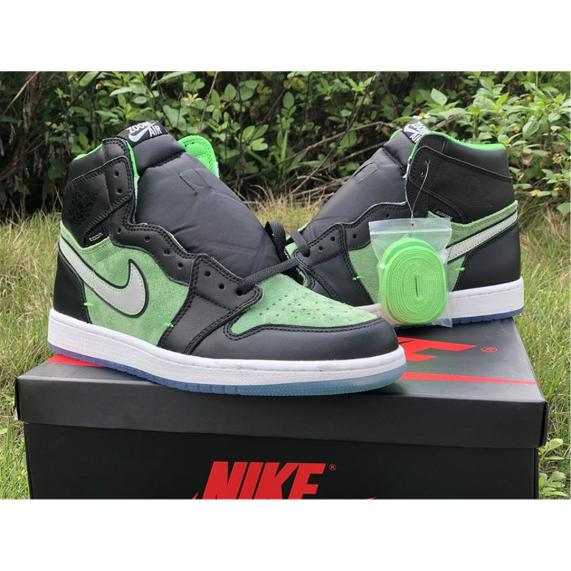 Air Jordan 1 High Zoom"Rage Green"CK6637 002 Sneakers Men