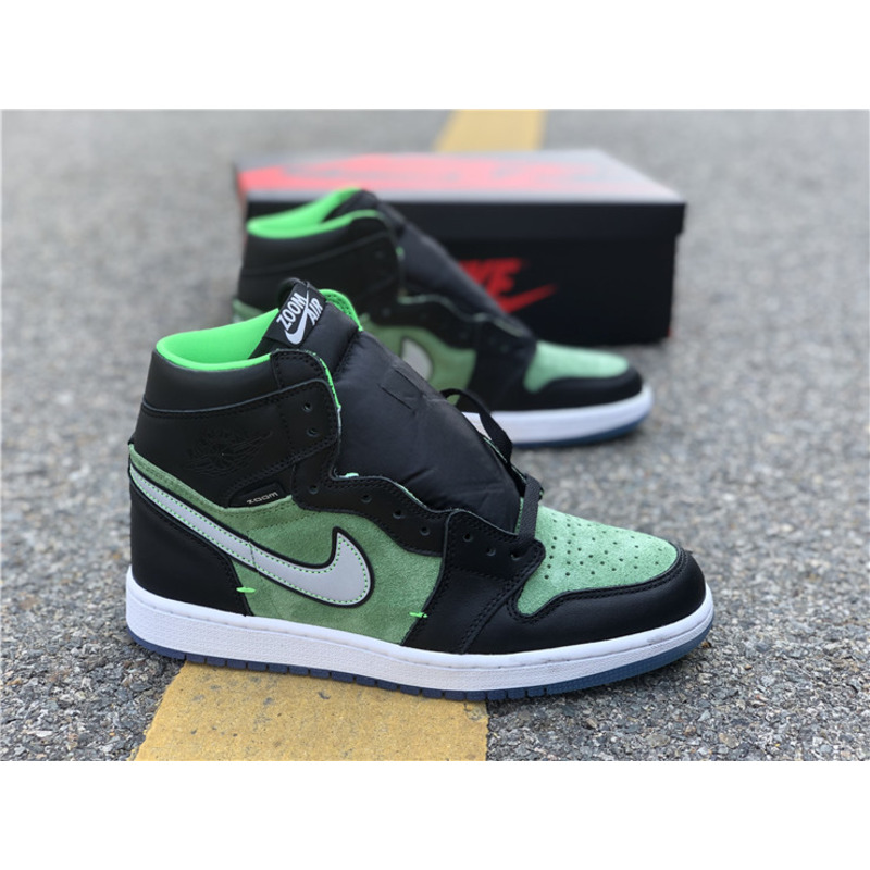 Air Jordan 1 High Zoom"Rage Green"CK6637 002 Sneakers Men