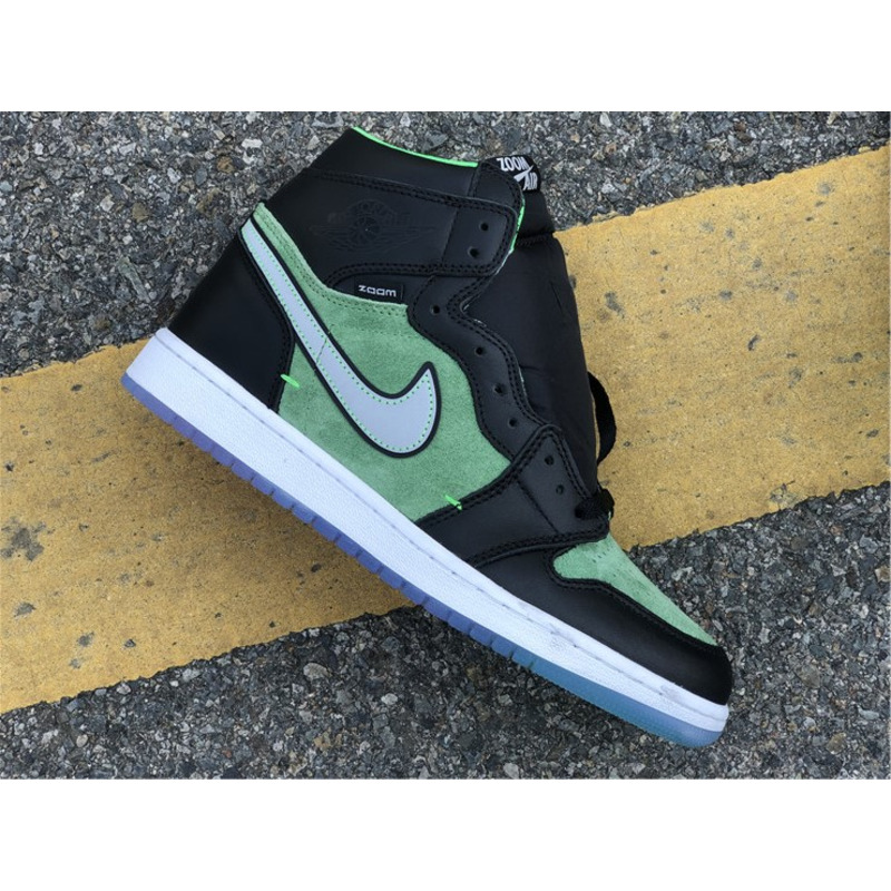 Air Jordan 1 High Zoom"Rage Green"CK6637 002 Sneakers Men