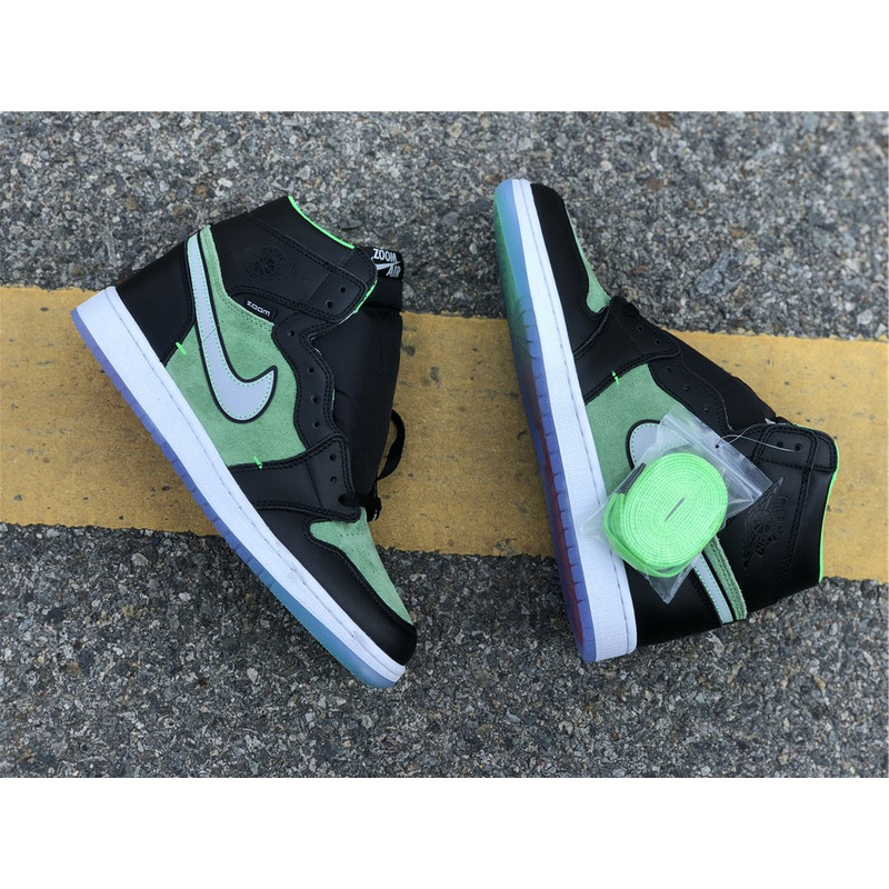 Air Jordan 1 High Zoom"Rage Green"CK6637 002 Sneakers Men