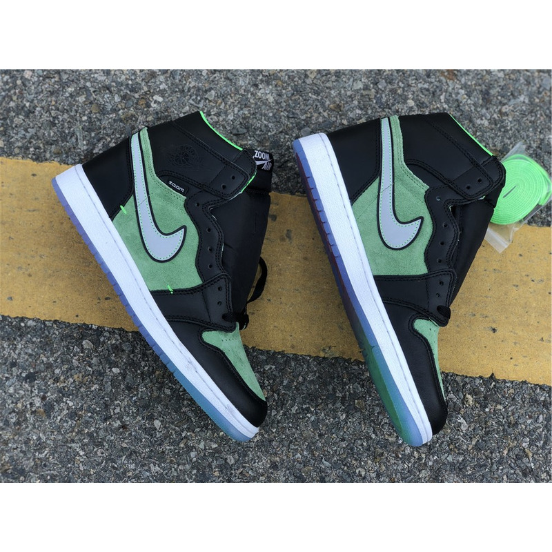 Air Jordan 1 High Zoom"Rage Green"CK6637 002 Sneakers Men