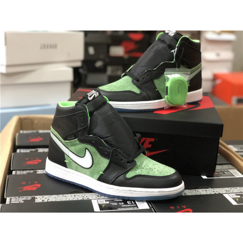 Air Jordan 1 High Zoom"Rage Green"CK6637 002 Sneakers Men