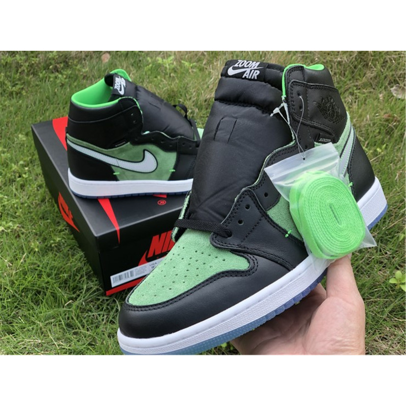 Air Jordan 1 High Zoom"Rage Green"CK6637 002 Sneakers Men