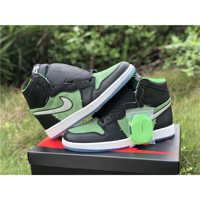 Air Jordan 1 High Zoom"Rage Green"CK6637 002 Sneakers Men