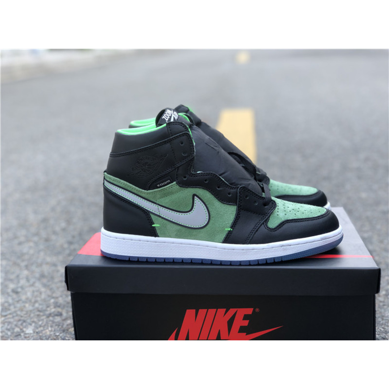 Air Jordan 1 High Zoom"Rage Green"CK6637 002 Sneakers Men