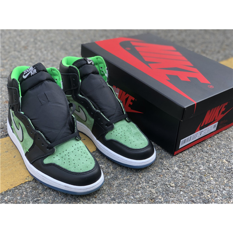 Air Jordan 1 High Zoom"Rage Green"CK6637 002 Sneakers Men